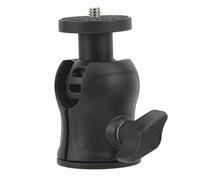 Generic Testa Girevole per Treppiede Mini Adattatore per Testa a Sfera ABS Durevole a 360 Gradi per Fotografia e Videografia 1 X