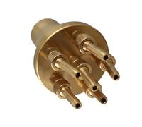 Generic Testa Irrigatore per Fontana in Rame Spruzzo Diretto Regolabile Universalmente per Grandi Fontane in Giardini 1 unità (G2 pollici)