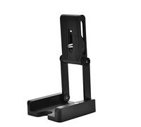 Generic Testa per Treppiede Pieghevole Flessibile Tipo Z Premium Vite di Montaggio da 1/4", Piastra a Sgancio Rapido Leggera per DSLR, Testa Inclinabile Portatile per Viaggi, Plastica Nera 3,5" X