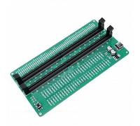 Generic Tester di Memoria DDR4 Scheda a Doppio Slot con Indicatori LED per la Diagnosi dei Problemi di Memoria del Computer Desktop Realizzato in PCB