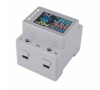 Generic Tester di Tensione e Corrente del Contatore di Energia su Guida Din con Display Digitale e Protezione del Circuito per Circuiti CA 170-270 V 63 A