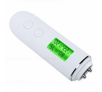 Generic Tester per L'idratazione della Pelle Tester per L'idratazione del Viso in ABS con Ampio Display LCD 250mAh Rilevamento UV della Batteria 8 Registrazioni di Analisi Dell'olio in (WHITE)