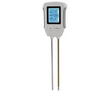 Generic Tester PH Digitale per Acqua del Suolo con Sensore a Doppia Sonda per Giardinaggio Agricolo, Strumento di Analisi della Crescita delle Piante, Monitoraggio Accurato