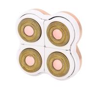 Generic Testina Depilatoria Testina di Ricambio Placcata Oro, Adatta per Donne, Doppio Uso Asciutto e Bagnato, Resistente All'ossidazione, Antiruggine, per Crema Barba, Schiuma, Gel o Olio