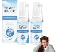 Generic Tinnidrop Spray per il sollievo degli acufeni, Dispositivo per il sollievo degli acufeni, Gocce auricolari per il sollievo degli acufeni, Spray per la pulizia del cerume (2pcs)