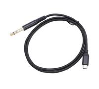 Generic Tipo C a 6,35 Mm Cord Adattatore Audible Hifi per Nota 10, S20, S9, Altoparlante del Miscelatore Amplificatore, Materiale Tessuto in Nylon (1 m / 3,3 piedi)