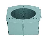 Generic Toilette Portatile Pieghevole per Vasino per Bambini, per Viaggi in Campeggio - Facile da Usare per i Bambini - Materiale PP - Guida a Lunga Distanza (GREEN)