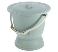 Generic Toilette Portatile Vaso da Notte in Plastica Pp 6,5l Coperchio Antigelo Antiribaltamento per Anziani e Donne Incinte Uso Domestico