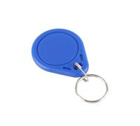Generic Token Tag Portachiavi EM4100 50 Pezzi per il Controllo Dell'accesso Alla Porta Materiale ABS Leggero Blu Resistente (IC)
