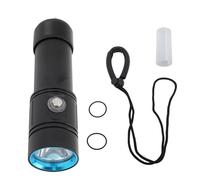 generic Torcia Subacquea 5000LM IPX8 Impermeabilità 100M, Torcia LED con Interruttore Magnetico a 4 modalità per Immersioni e Snorkeling, Alimentata a Batteria /26650, Include Cordino