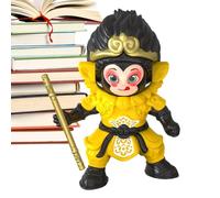 Generic Toy Monkey, Monkey Doll Toy, Modello da collezione di Cara Change | Ornamento realistico divertente per la decorazione di desktop e scaffale, ottima presenza: esperienza di gioco attraente
