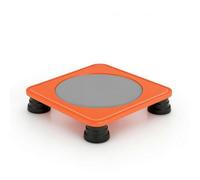 Generic Trampolino Bambini Mini Indoor Bilanciamento Coordinazione Quadrato con Superficie Testurizzata in PP Adatto per Gioco in Casa Sviluppo Motorio Attività Prescolari, Arancione