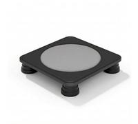 Generic Trampolino Bambini Mini Indoor Bilanciamento Coordinazione Quadrato con Superficie Testurizzata in PP Adatto per Gioco in Casa Sviluppo Motorio Attività Prescolari, Nero