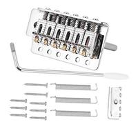 Generic Tremolo con Ponte Vibrato a Bloccaggio Singolo a Rullo per Chitarra ST, Lega di Rame-zinco, Installazione Semplice, Ottimo Controllo del Vibrato, Ideale per Musicisti, Acciaio/acrilico