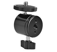 Generic Treppiede con Testa a Sfera Girevole a 360° di Alta qualità per un Montaggio Stabile su DSLR e Proiettori con Protezione Antiscivolo (BLACK)