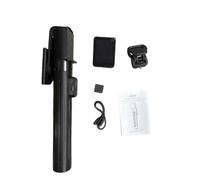Generic Treppiede Estensibile con Monitor Wireless da 2,4 Pollici per Streaming Live, Selfie Stick Regolabile da 67 Pollici per Fotografi e Creatori, Robusto e Portatile
