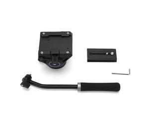 Generic Treppiede per Videocamera, Vaschetta di Trascinamento Fluido per Fotocamere DSLR Testa Idraulica Panoramica per Impieghi Gravosi per Copertura Notizie, Matrimoni, Lega di Alluminio 10,5 X