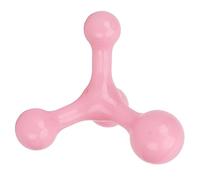 Generic Triangolo Dal Design Ergonomico Riduce il Dolore Mini Strumento Massaggiatore Portatile a 4 Punti, Adatto per Automassaggio, Impugnatura Antiscivolo, Materiale Plastico Rosa