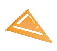 Generic Triangolo per la Lavorazione del Legno Righello Quadrato in Scala Trasparente in Lega di Alluminio per Falegnami 10,2 Pollici/7,3 Pollici Design Compatto per gli Appassionati del Fai da Te