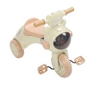 Generic Triciclo Elettrico per Bambini Luce Musicale Interattiva per Bambini da 1 a 4 Anni Pieghevole e Robusto