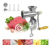 Generic tritacarne, tritacarne manuale, salsiccia, montaggio da tavolo, tritacarne di maiale, imbuto salsiccia, salsiccia manuale da cucina