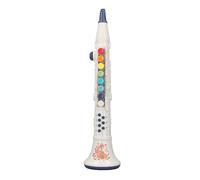 Generic Tromba Giocattolo, Tromba per Kids Recorder Strumento Regolabile Strumento Musicale Clarinetto Educativo Giocattoli Giocattoli per l'autismo o la Scuola Materna (WHITE)