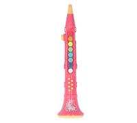 Generic Tromba Giocattolo, Tromba per Kids Recorder Strumento Regolabile Strumento Musicale Clarinetto Educativo Giocattoli Giocattoli per l'autismo o la Scuola Materna (rosso)