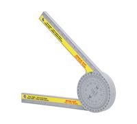 Generic Troncatrice Portatile Goniometro 2 Scale Strumento di Misurazione Dell'angolo Ruotabile a 360° per il Miglioramento della Casa
