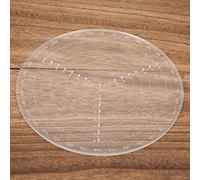 Generic Trova Centro in Acrilico per la Lavorazione del Legno Trova Centro Circolare Operazione Rapida Adatta per L'artigianato Strumentale