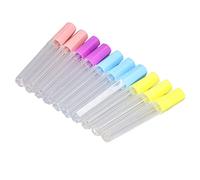 Generic Tubi Porta Aghi 10 Pezzi Contenitore per Aghi da Cucito in Plastica Trasparente Resistente per da Cucito per Infeltrimento, Accessorio Perfetto per gli Amanti Dell'artigianato, Dimensioni 10