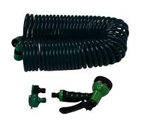 Generic Tubo Dell'acqua da Giardino a Spirale Durevole 7 modalità per Annaffiare le Piante Giardini Prati, Tubo a Molla Telescopico EVA 15 M/49,2 Piedi