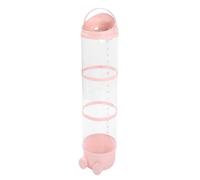 Generic Tubo Portaoggetti Trasparente per Animali di Peluche, Simpatico Secchiello per Esposizione di Peluche per Camera da Letto, Plastica Resistente, 130 Cm, 1 unità (PINK)