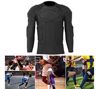 Generic Tuta Sportiva Anti-collisione per Calcio, Pallacanestro, Sci, Allenamento, Collant a Maniche Lunghe, Equipaggiamento Protettivo Leggero Medio (L (consigliato 65-75 kg))