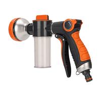 Generic Ugello a Lunga Distanza di Spruzzo per Spruzzatore di Schiuma per Irrigazione da Giardino a 8 modalità per Giardinaggio Domestico, Produzione Agricola ABS, TPR (Grilletto anteriore)