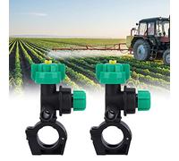 Generic Ugello di Spruzzo della Ventola, Ugello Spruzzatore di Spruzzatore a Cavallo di Esterno Agricolo 2pcs del Tubo, di Spruzzo a Forma di Ventola per Agricoltura