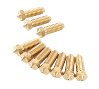 Generic Ugello di Stampa in Ottone, 320 ℃ Tempegram Resistente Alla compatibilità del Bottino Hotand 10 Pezzi Massimo 600 Mm/s Sostituzione per ACE Pro per Stampante 3D (0,8 mm)