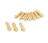 Generic Ugello di Stampa in Ottone, 320 ℃ Tempegram Resistente Alla compatibilità del Bottino Hotand 10 Pezzi Massimo 600 Mm/s Sostituzione per ACE Pro per Stampante 3D (0,6 mm)