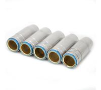 Generic Ugello Gas Conico da 15 Mm per Torcia di Saldatura Binzel MB 25AK MIG MAG, 5 Pezzi di Ricambio Durevoli per Prestazioni di Saldatura Ottimali