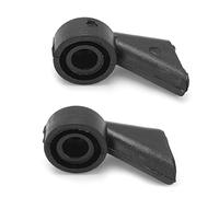 Generic Ugello per Tergicristallo, Getto di Spruzzo di Ricambio Efficiente per A1 A3 S4, Materiale ABS da 2 Pezzi Adatto per gli Appassionati di Auto