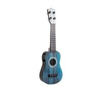 Generic Ukulele giocattolo, strumento musicale leggero di sviluppo, chitarra a quattro corde, piccola chitarra per bambini di 3 anni in avanti, regalo, blu