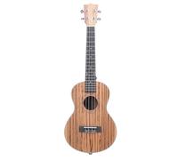 Generic Ukulele Tenore 26 Pollici Zebra Wood Kit per Ukulele Hawaiano con Corde in Nylon Accordatore e Accessori per Adulti Bambini Principianti Pratica e Lezioni