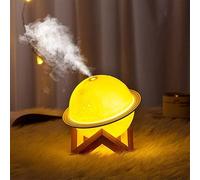 Generic Umidificatore a forma di luna, con ricarica USB, con luce notturna a LED, per camera da letto, lunga durata, spray continuo e base antiscivolo (tipo normale)