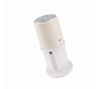 Generic Umidificatore da Tavolo USB Portatile Ricaricabile Silenzioso per Nebulizzazione per Camera da Letto, Casa, Ufficio, 300 Ml con Supporto (Beige)