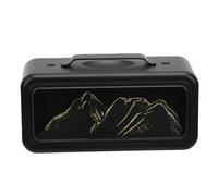 Generic Umidificatore Luce Notturna Umidificatore a Nebbia Silenziosa con Diffusore per Aromaterapia USB per Camera da Letto Serbatoio Dell'acqua da 600 Ml (BLACK)