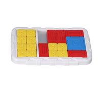 Generic Valutazione del Giocattolo di Scorrimento, Esercizio Infinito per le, Giocattolo di Puzzle Bordo, Sviluppo Intellettuale Portatile per il Gioco di Viaggio (WHITE)