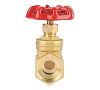 Generic Valvola a Saracinesca Rotativa in Ottone DN20, Valvola a Via Liquida Diritta per Acqua, Petrolio, Gas, per Apparecchiature di Approvvigionamento Idrico e di Drenaggio