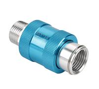 Generic Valvola a Scorrimento Manuale Pneumatica HSV-15 in Alluminio di Alta qualità con Filettatura Maschio e Femmina per la Commutazione della Sorgente D'aria e L'uso in Officina
