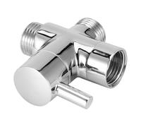 Generic Valvola Deviatrice per Soffione Doccia a Tre Vie Valvola Deviatrice per Rubinetto G1/2 Resistente Alle Alte Pressioni per Accessori da Bagno (G1/2 distributore acqua A (tutte e tre le porte)