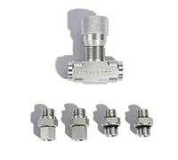 Generic Valvola di Controllo della Portata Idraulica Dal Design Robusto per Mini Escavatore Connessione M14 da 3/8 Pollici per il Controllo della velocità del Cilindro, Adatta per Serie STB da 0,8-2