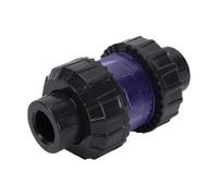 Generic Valvola di Ritegno con Raccordo a Sfera a Passaggio Pieno per Installazione Antiriflusso e Antiritorno in Pompe di Raccolta e Sistemi di Irrigazione Realizzate in Resistente UPVC (20mm/0.